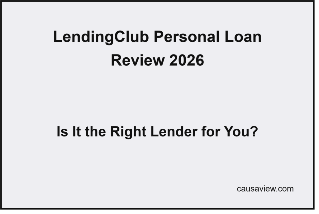LendingClub personal loan review 2026 — rates, fees, and who it's for