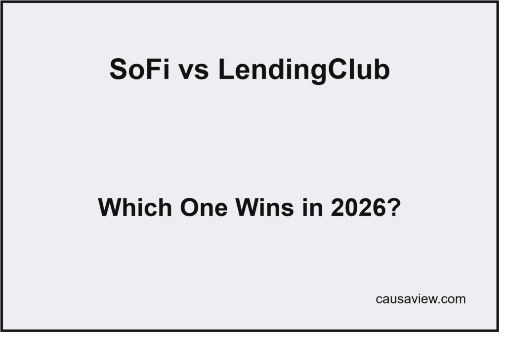 SoFi vs LendingClub 2026 personal loan comparison