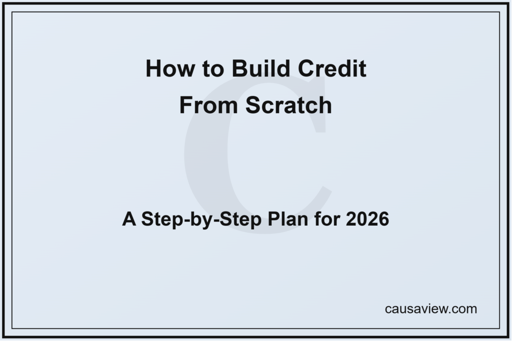 how to build credit from scratch 2026 no credit history