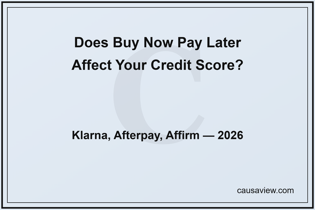 does buy now pay later affect your credit score in 2026