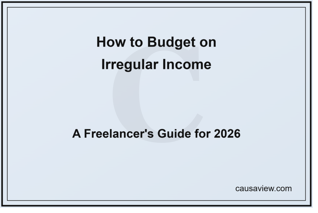 how to budget on irregular income as a freelancer 2026 baseline method