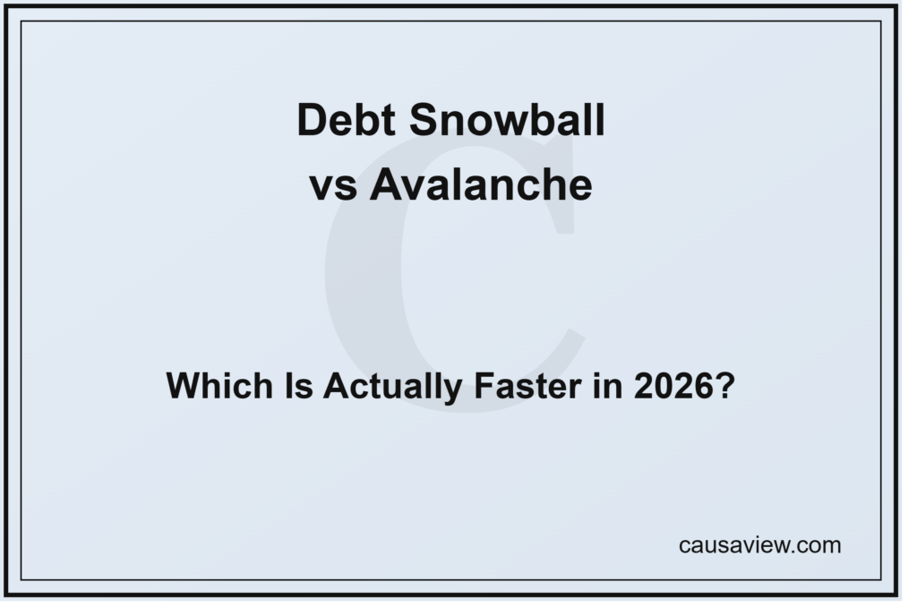 debt snowball vs avalanche which is faster 2026